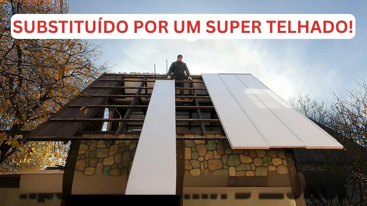 Telhado Faça Você Mesmo: Incombustível, Quente, Barato e Durável para Casa de 50m²