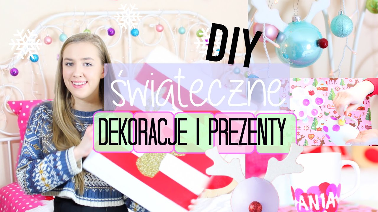 Świąteczne DIY dekoracje i pomysły na prezenty