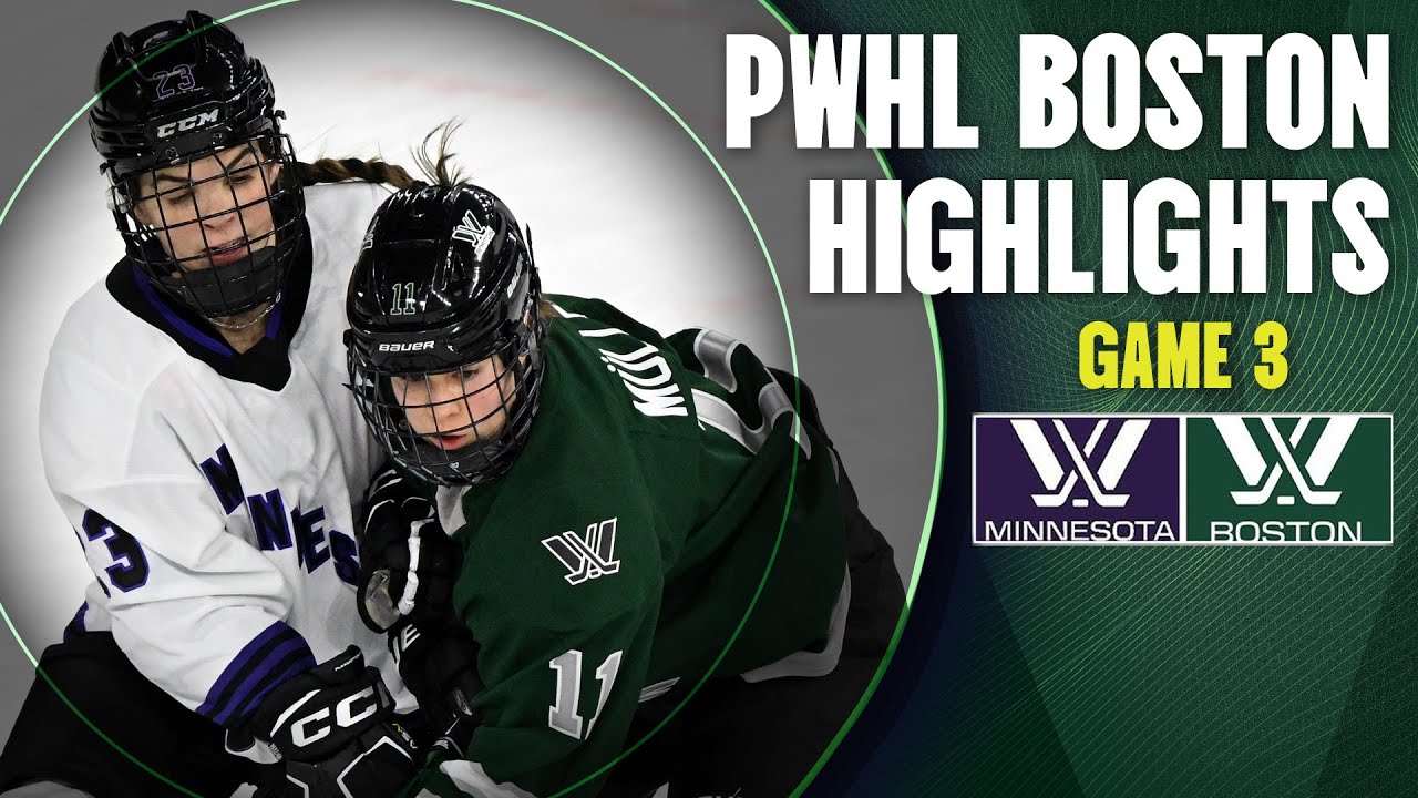 PWHL Finals Highlights: Boston vs. Minnesota | Game 3 Walter Cup Final