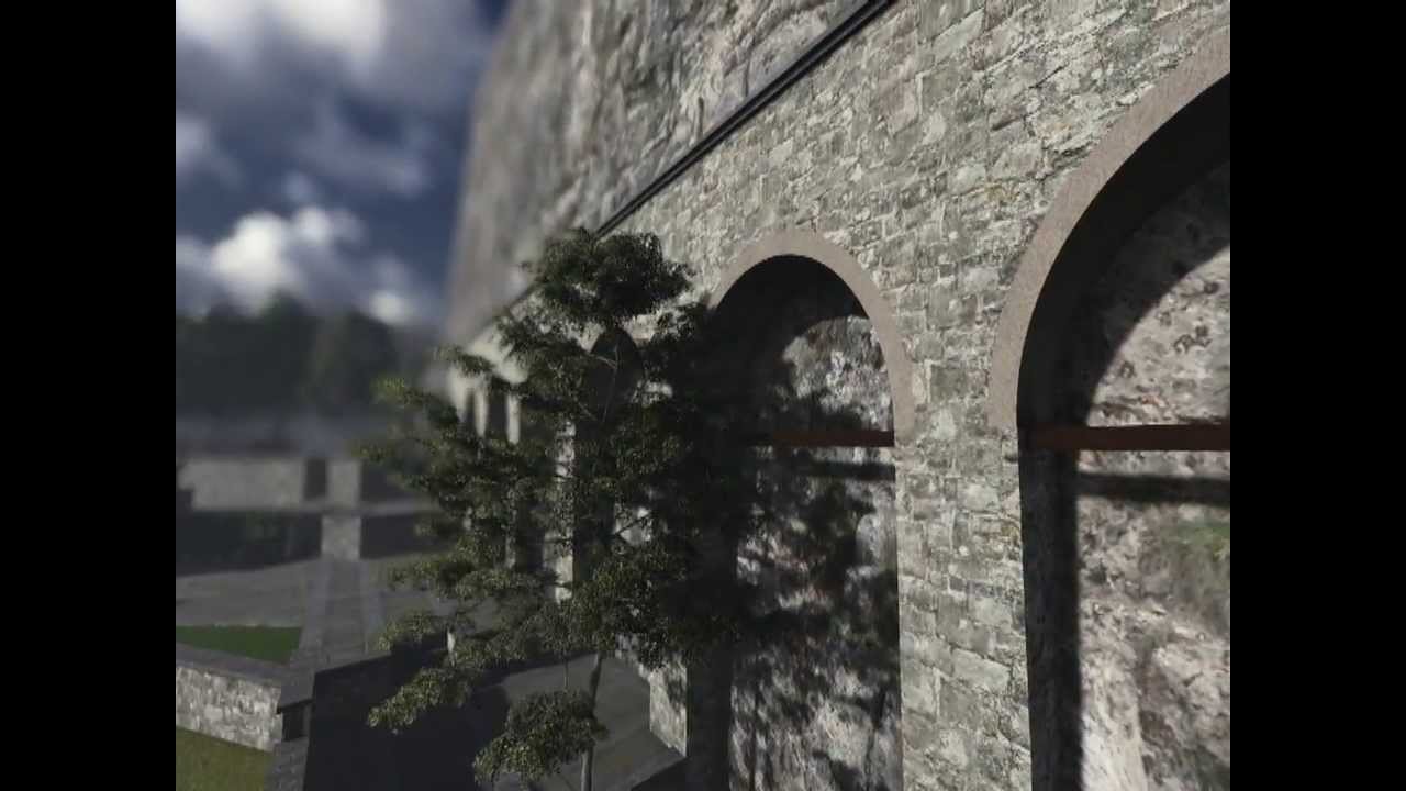 3D animation Sumela Monastery