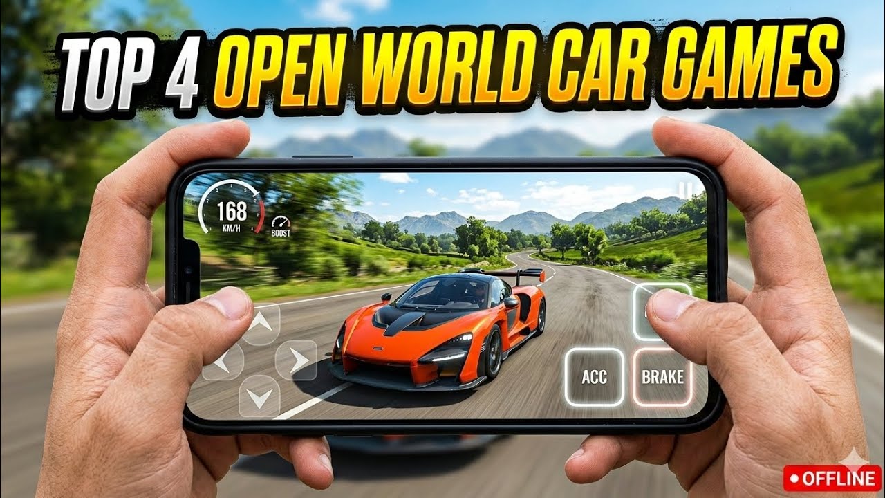 Top 4 Open World Racing Games With The Best Graphics & Maps!🤩 (Direct and covers all points)🤩
