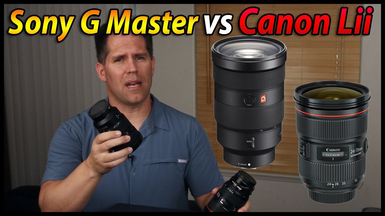 24 - 70 2.8 Sony G Master vs Adapted 24-70 2.8 Canon Lii Comparison