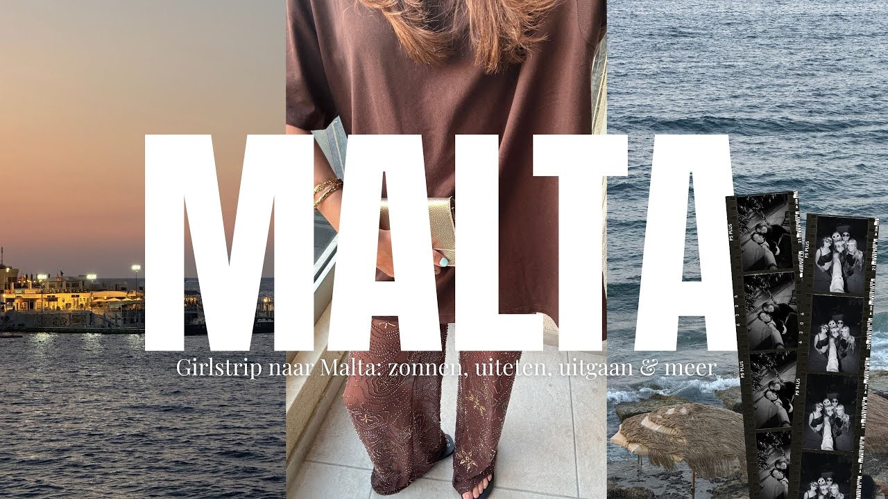 GIRLSTRIP naar MALTA : strand, bootje varen, uiteten & meer