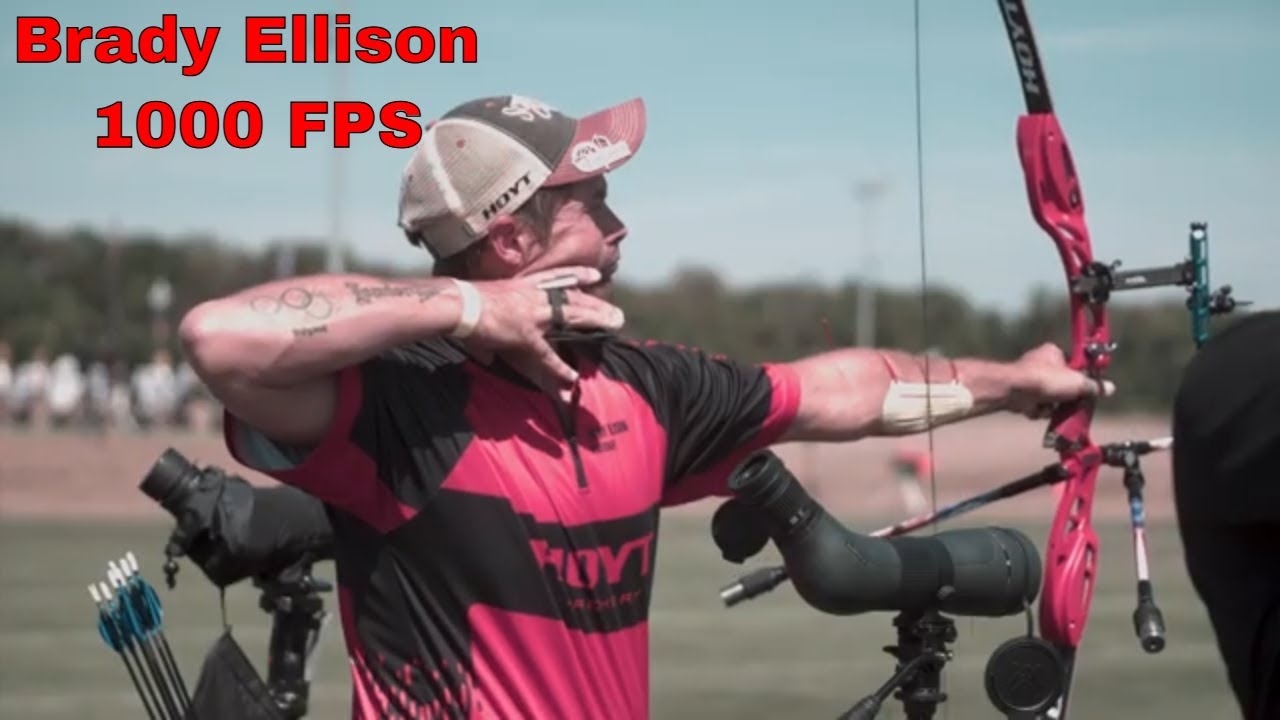 Dynamic Shot by Brady Ellison In 1000 FPS Slow Motion Outdoor Nationals 2025 | Olympic Recurve