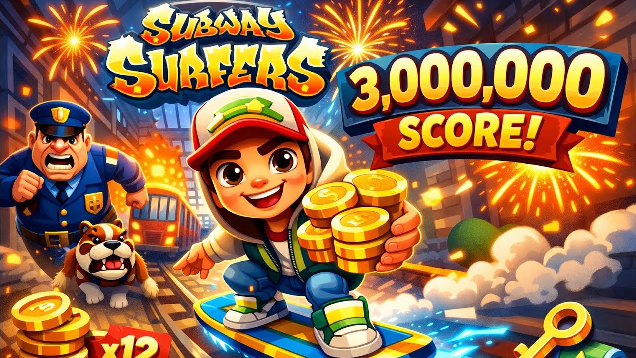 3M Score Challenge in Subway Surfers 🔥 #shortsfeed #shortslive