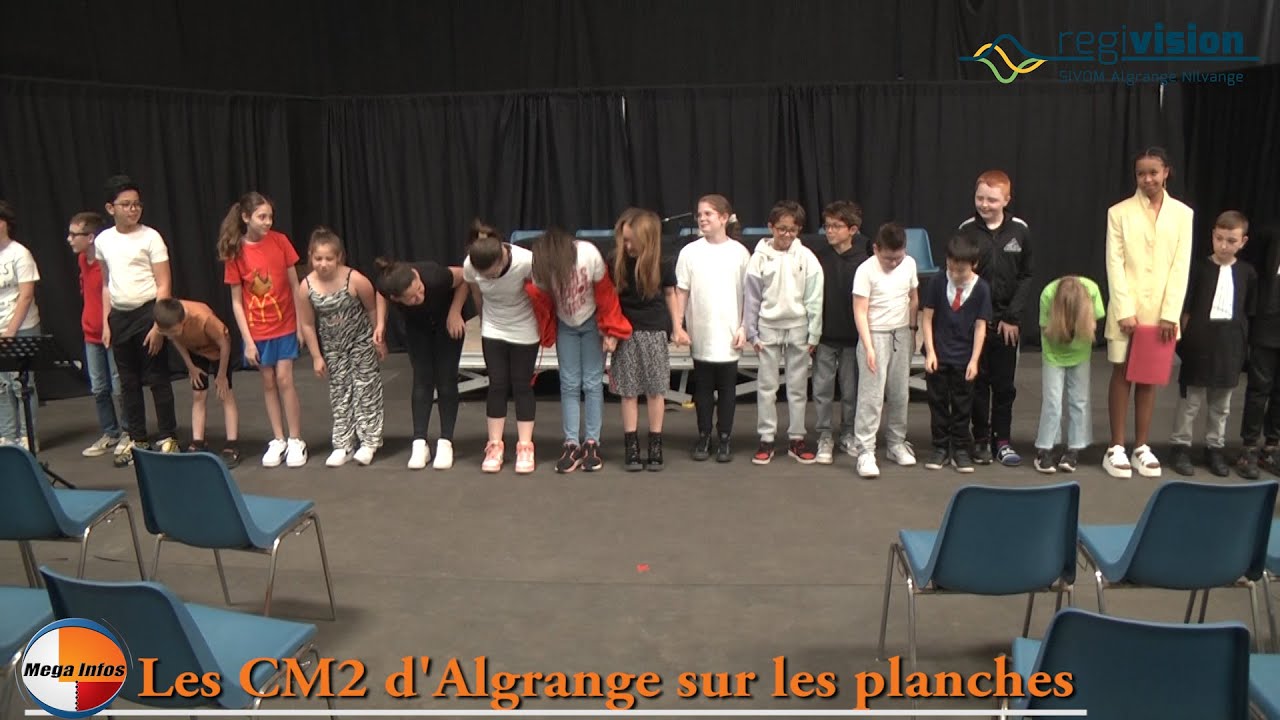 Les CM2 d'Algrange sur les planches