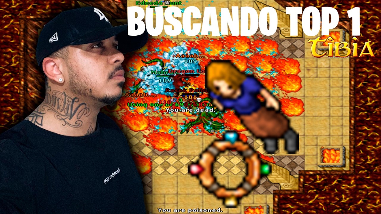 Buscando top 1 das Task Board ! !service  - Tibia Global  - DRACOBRA #tibiaglobal   #tibia
