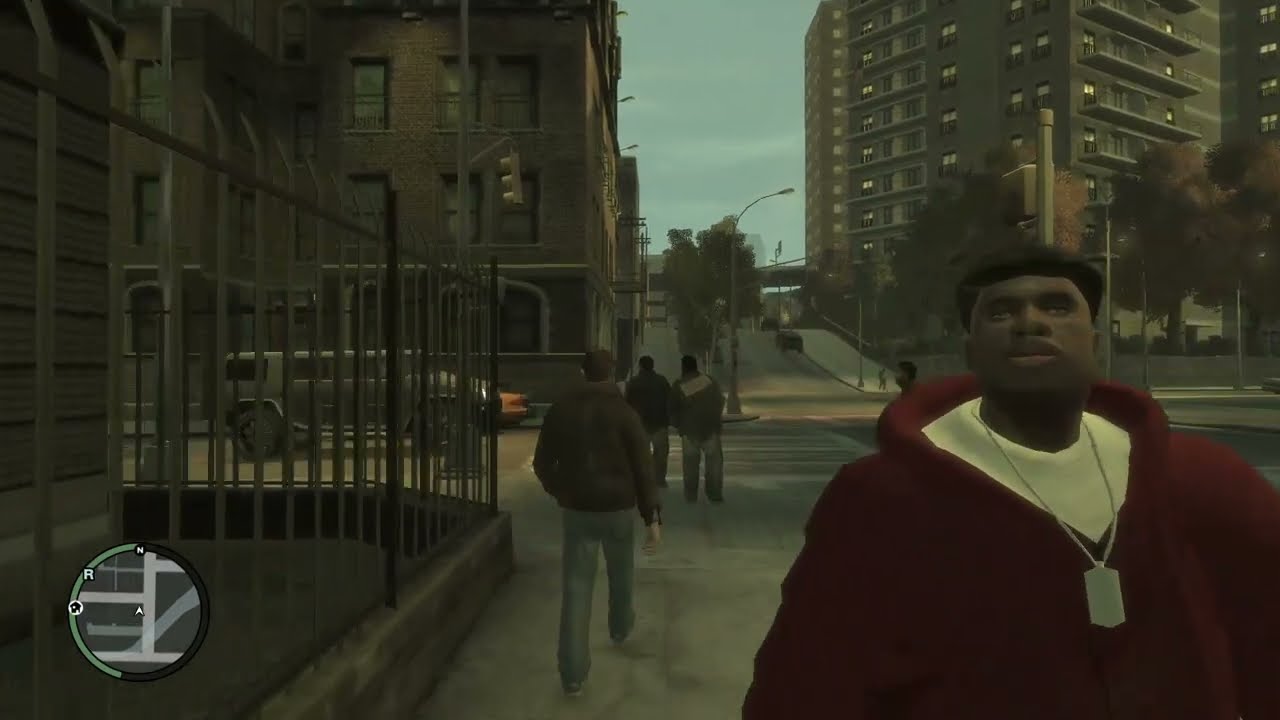 Walking around Liberty City | 1hr relaxing video | GTA 4
