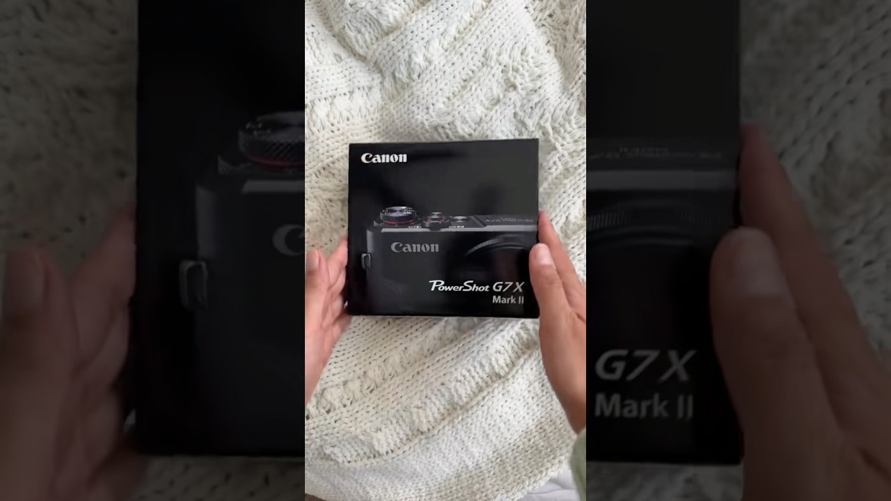 Canon G7X Mark II unboxing #asmr