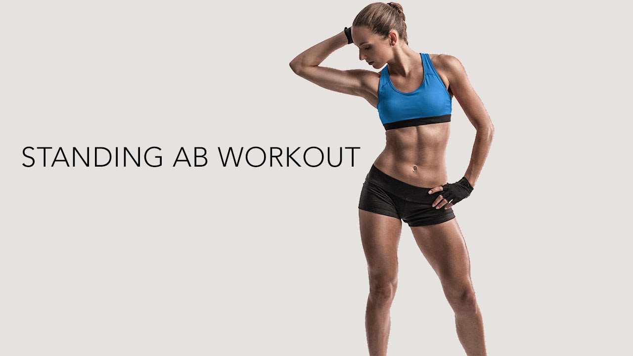 STANDING ABS Workout (4 Most EFFECTIVE Moves!)