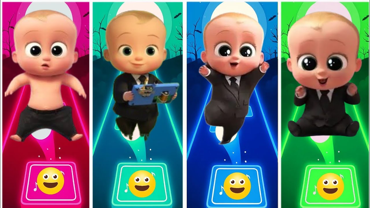 THE BOSS BABY 🍼 TILES HOP EDM RUSH, WHO IS BEST 4 SCENES FAMILY FUN 