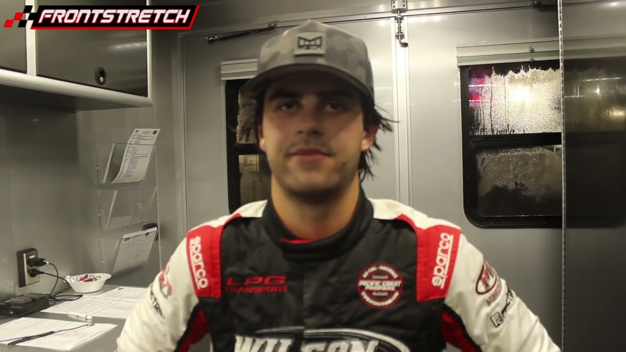 Jake Bollman Runner-Up in Pro Late Model Race, Says Hitting a Piece of Debris Cost Him the Win