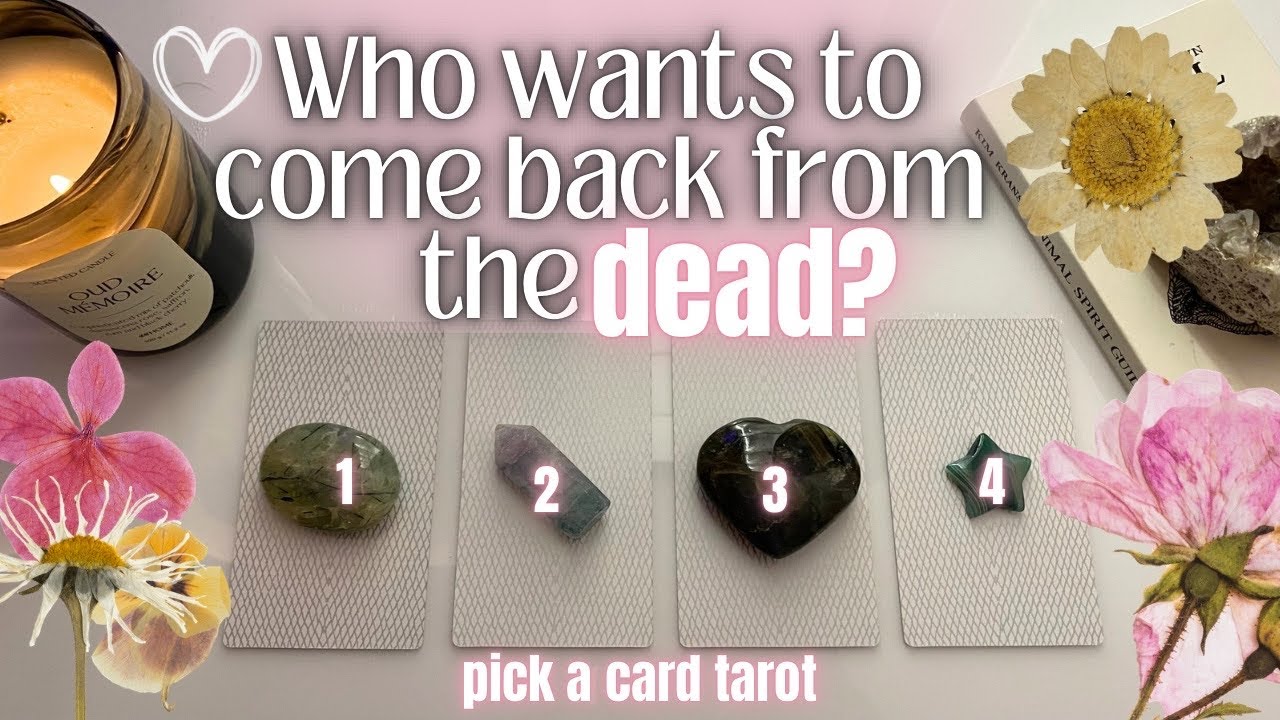 Pick A Card⋆☾⋆Who Wants To Come Back From The Dead/Past🤍Collab w/ @psychicsirentarot (Tarot Reading)