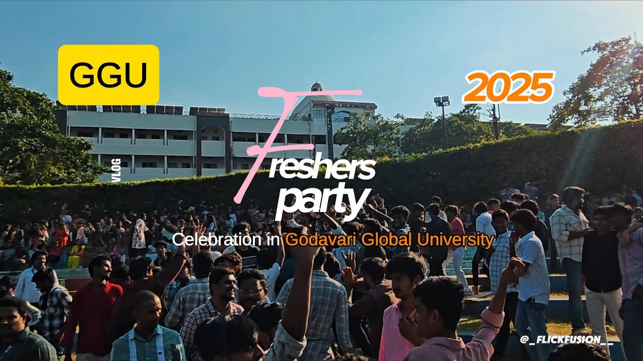 Freshers party celebration in #ggu Godavari Global university #giet #performance 