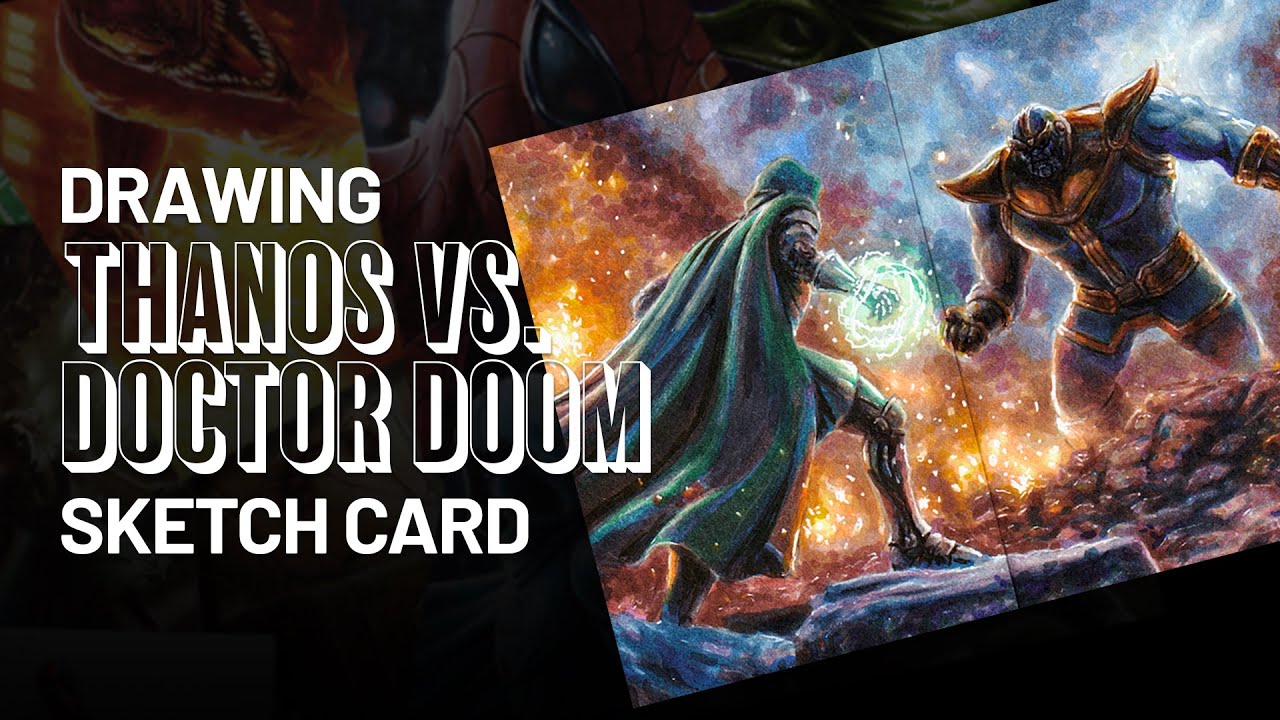 I Drew a PUZZLE Card Live! 😱 (Doom vs Thanos)