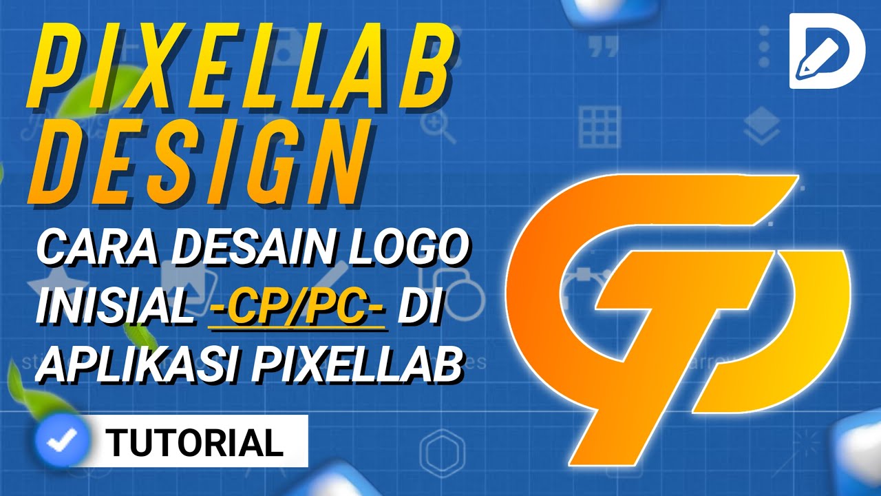 Cara Desain Logo Inisial CP/PC di Pixellab | Tutorial Logo Keren dan Simpel!