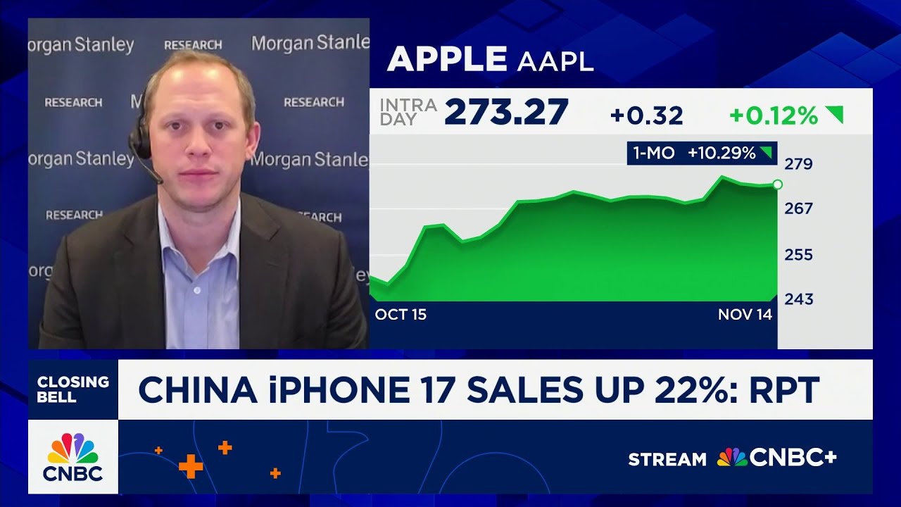 Apple's China business hasn't 'turned the corner' despite recent growth: Morgan Stanley&rsquo;s Woodring