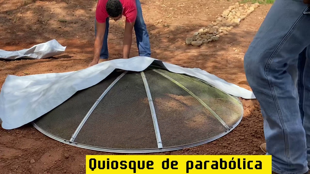 Aprenda fazer Quiosque de parabólica