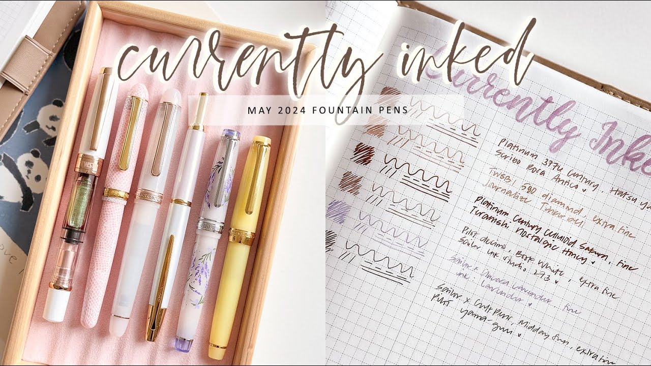 В НАСТОЯЩЕЕ ВРЕМЯ | МАЙ 2024 | PLATINUM SAILOR TWSBI | Шармейн Дюлак