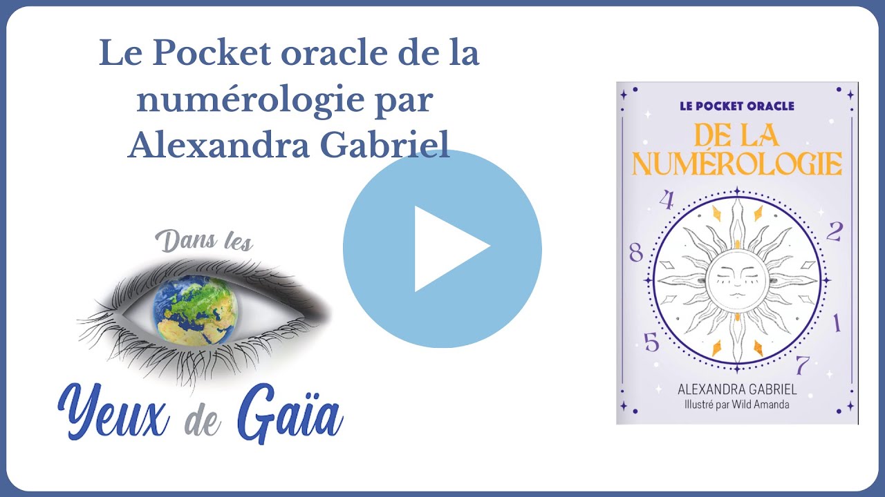 Le Pocket Oracle de la numérologie par Alexandra Gabriel