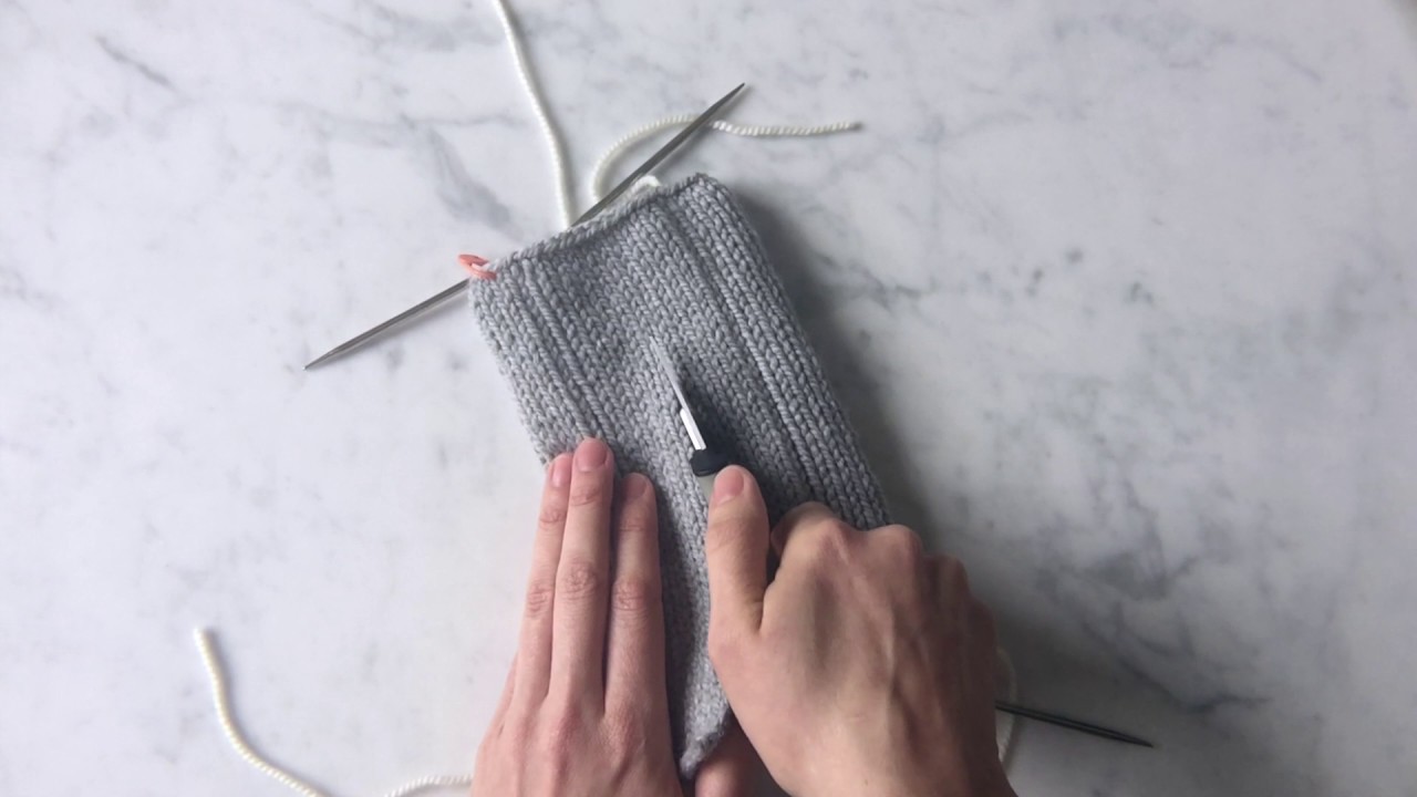 Steeks with Knit Facing Tutorial | Purl Soho