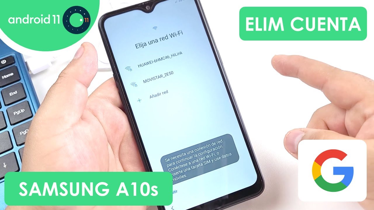 Eliminar Cuenta de Google Samsung Galaxy A10s | Android 11 | SM-A107M - B5 | SM-A107F - B8