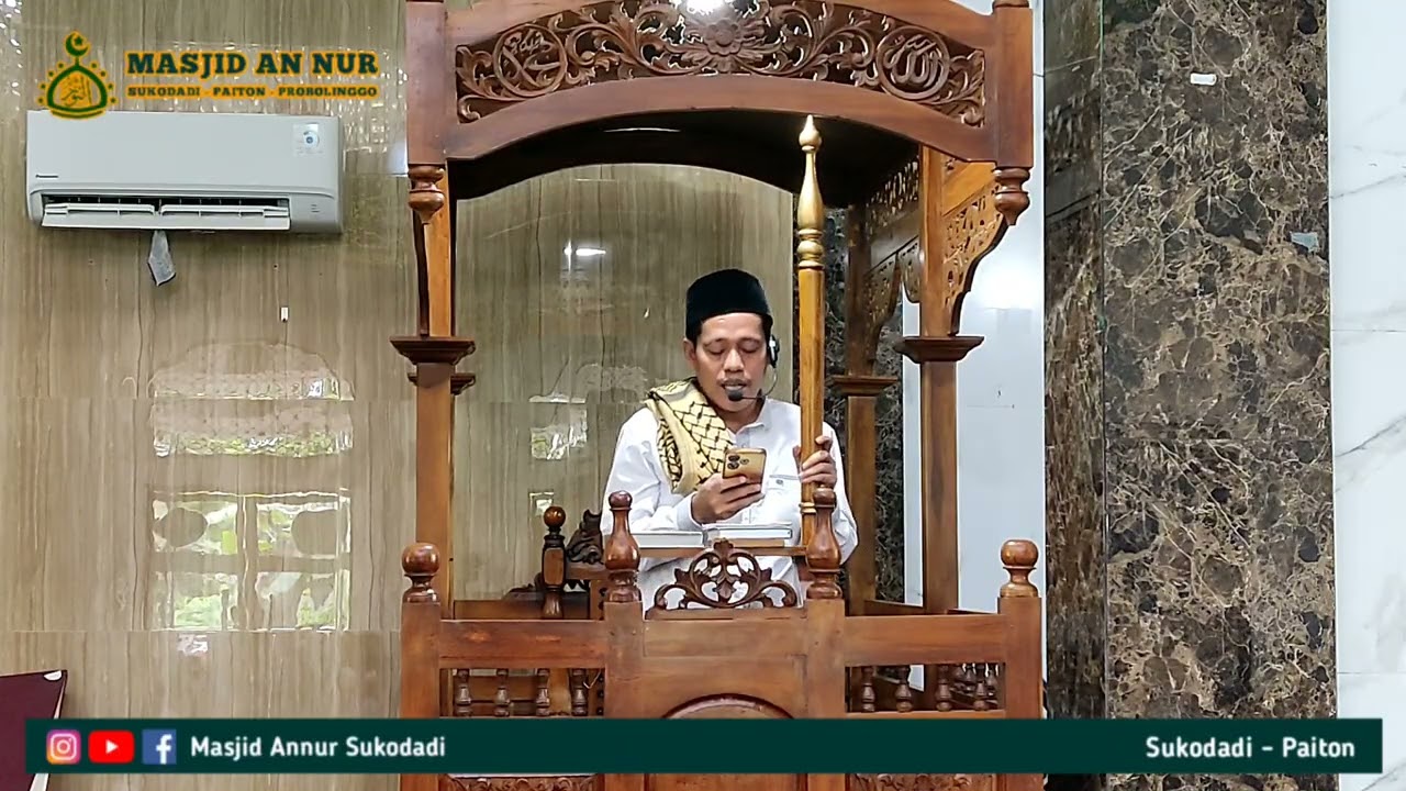 Khutbah & Sholat Jum'at Berjama'ah Masjid An-Nur Sukodadi • Ustad Thohir (23/1/2026)