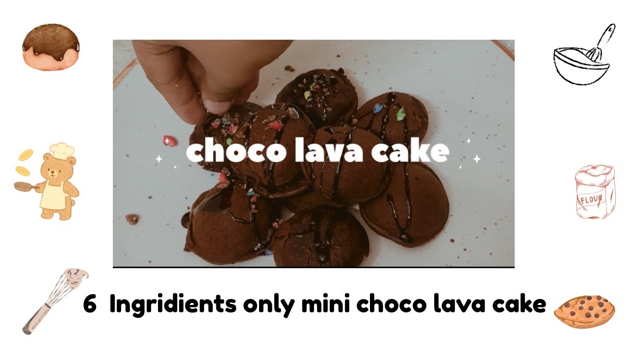 Mini choco lava cake 