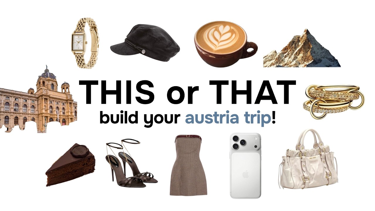 THIS or THAT | build your austria trip🇦🇹⛰️☕️🤍