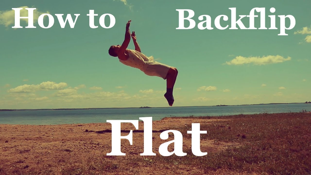 How to backflip on ground fast
