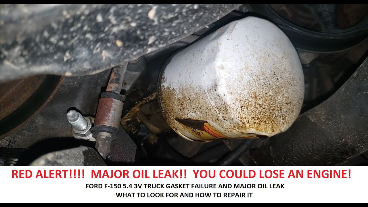 ⚠️⚠️⚠️⚠️⚠️ FORD F-150 5.4 3V ГРУЗОВИКИ СЕРЬЕЗНАЯ УТЕЧКА МАСЛА НА АДАПТЕРЕ МАСЛЯНОГО ФИЛЬТРА И КАК...
