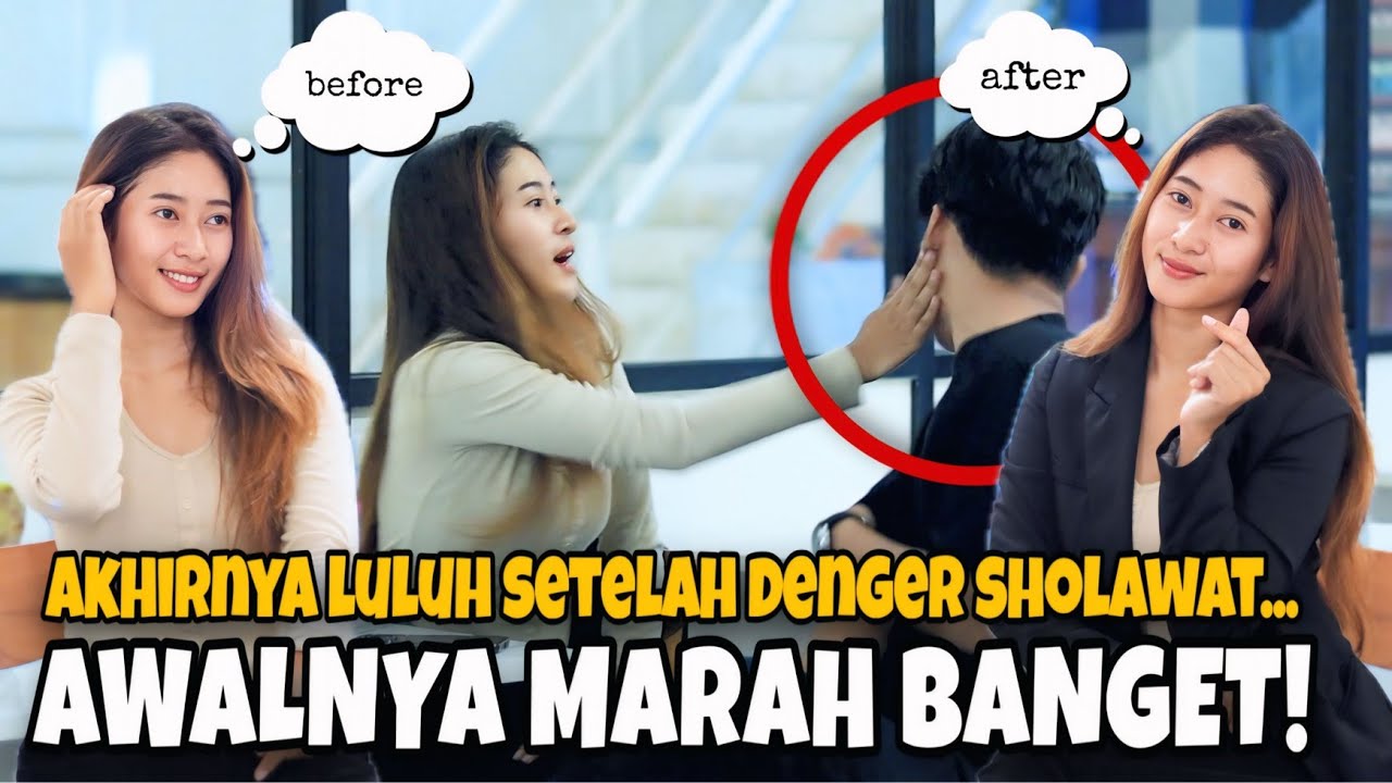 PRANK SHOLAWAT & NGAJI❗️SI MANIS LAGI SENSI, ABANG SAMPE DI TAM*AR!!