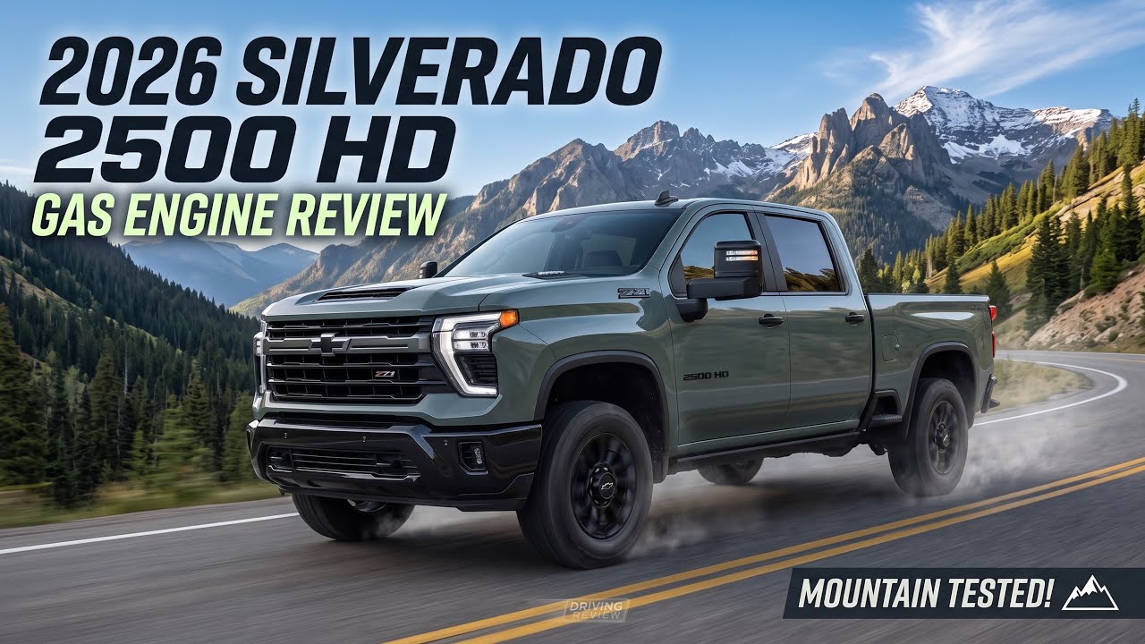 Обзор Chevy Silverado 2500HD 2026 года с бензиновым двигателем 6.6 л: вождение, управляемость и р...