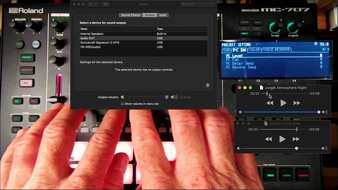 Roland MC-707 Tutorial - Capturing PC Without A DAW