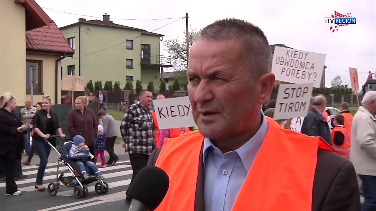 Protest o obwodnicę Poręby i Zawiercia