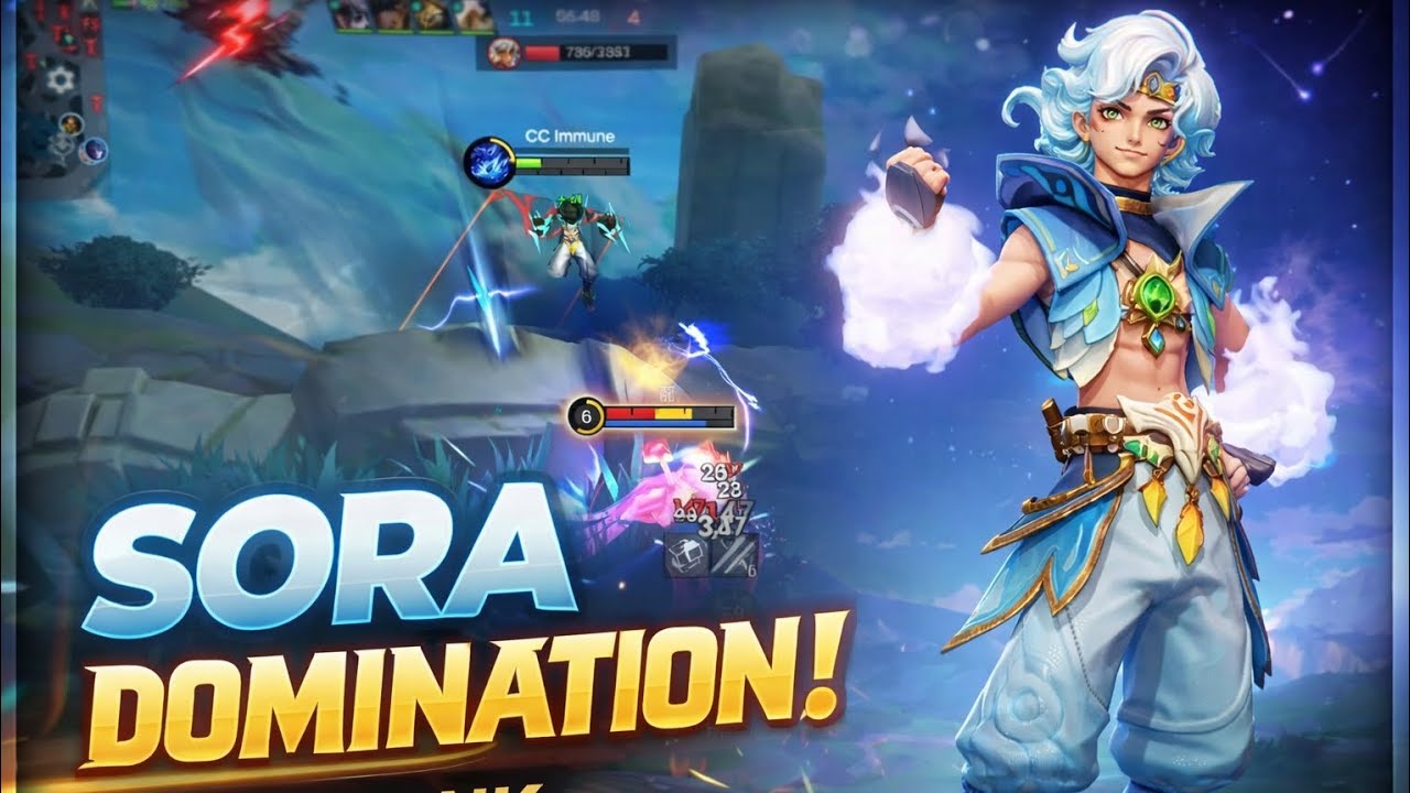 SORA DOMINATION in High Rank! 🔥 Insane Gameplay | Mobile Legends