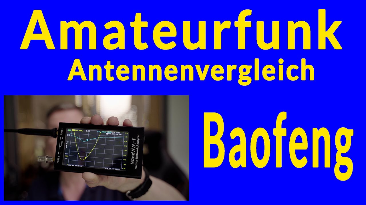 Baofeng UV-5R Antennenvergleich Diamond Nagoya ™ Baofeng für den Amateurfunk in der Praxis