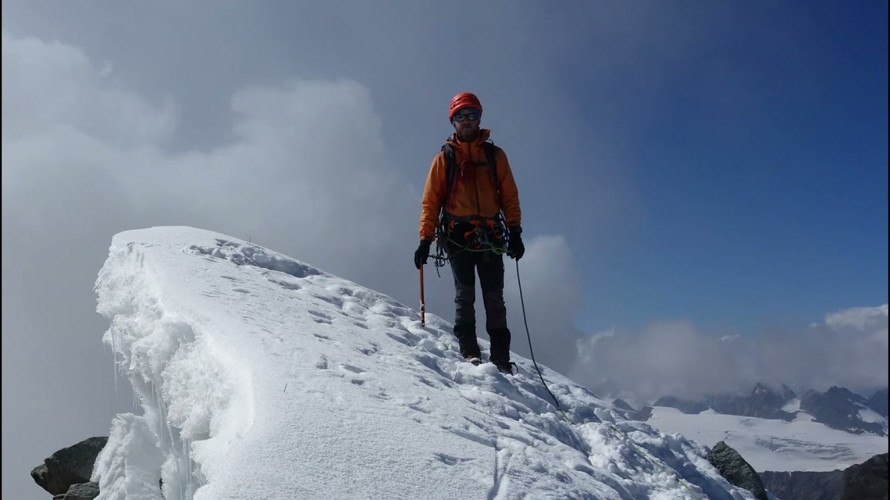 Obergabelhorn, voie normale par la Wellenkuppe