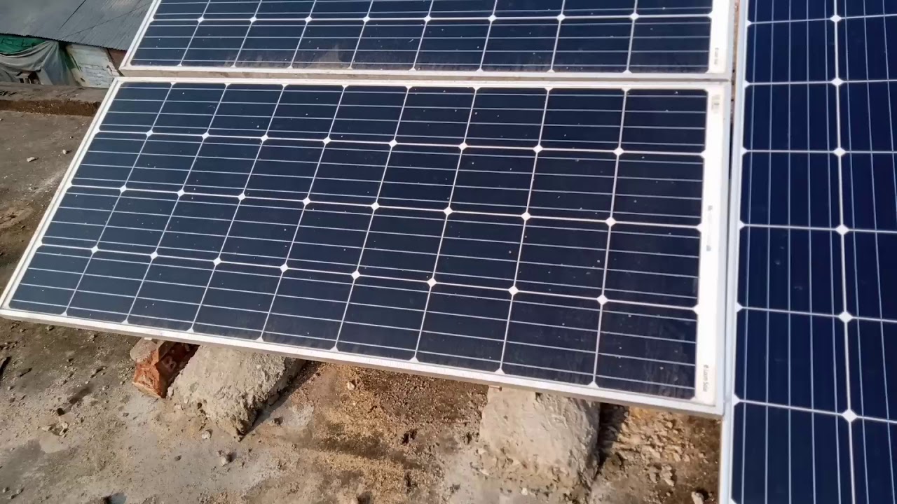 Loom solar 180 Watt Panels installation