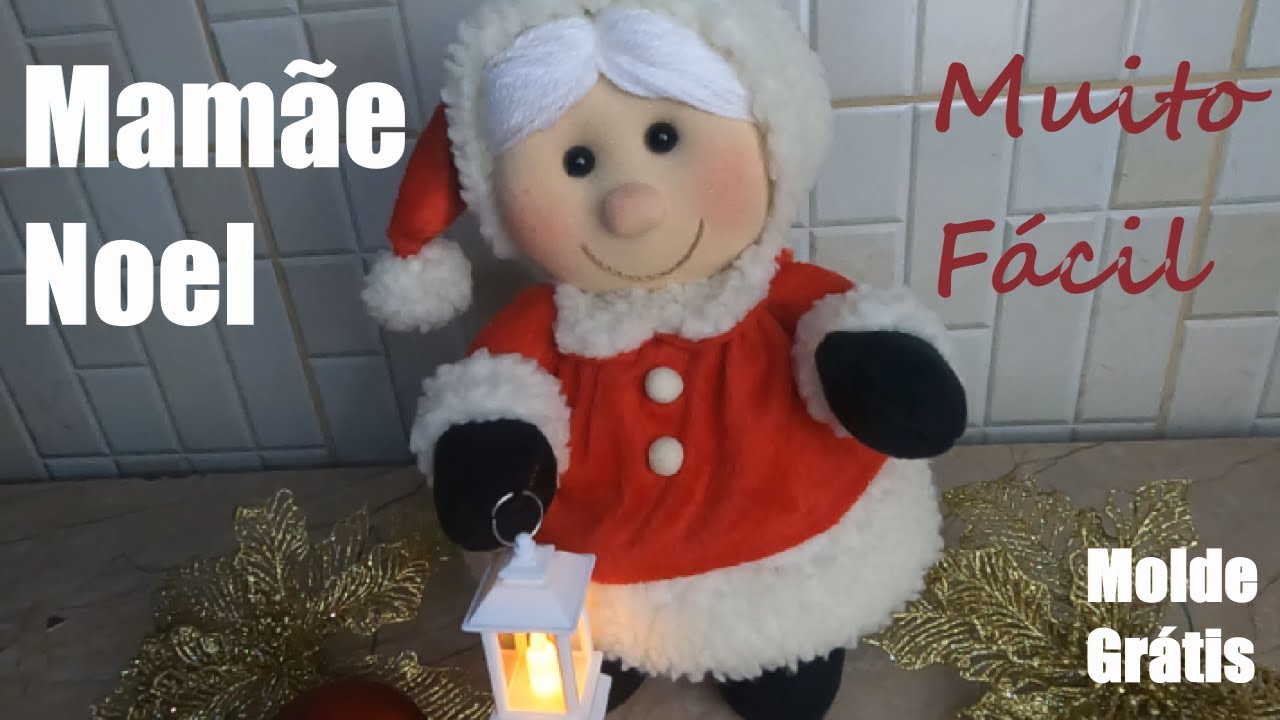 Mamãe Noel (Molde Gratuitos)