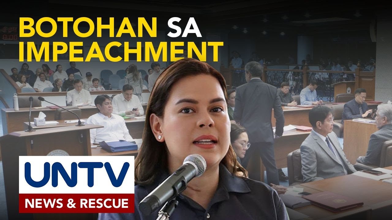 Senado, magbobotohan kung itutuloy ang impeachment proceedings vs VP Sara