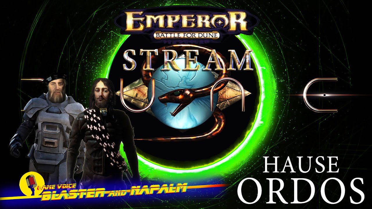 🔥 DUNE 2021 Game Emperor House Ordos Battle for dune Mission-21 Прохождение с BLASTER and NAPALM