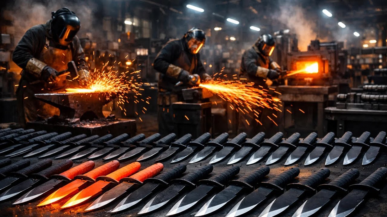 Inside an SAS Combat Knife Factory: How British Special Forces Blades Are Forged (Full Process)