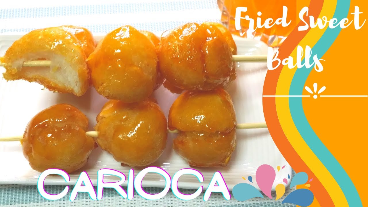 CARIOCA with Desiccated Coconut | Fried Sweet Rice Balls | Kusina dot AE