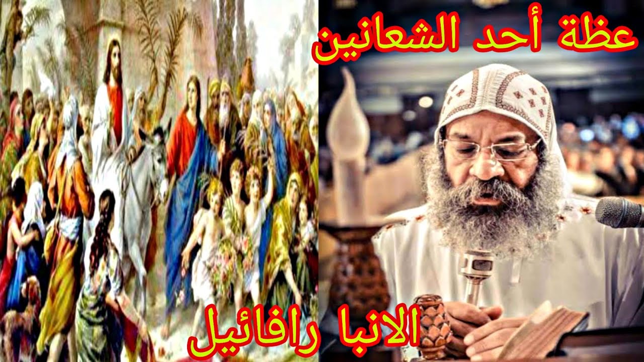 عظة أحد الشعانين - الأنبا رافائيل