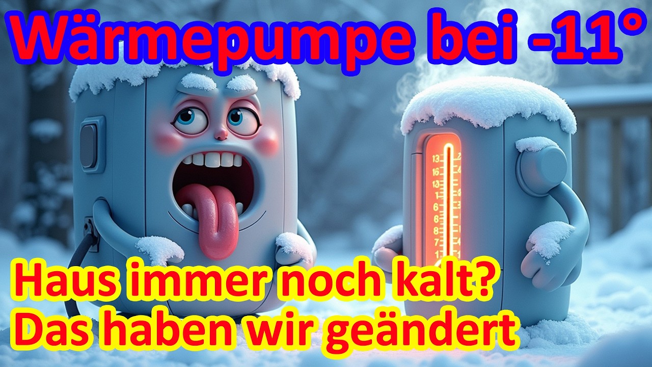 -11 Grad: Wärmepumpe zu schwach für unser Haus? Was haben diese beiden Änderungen bewirkt?