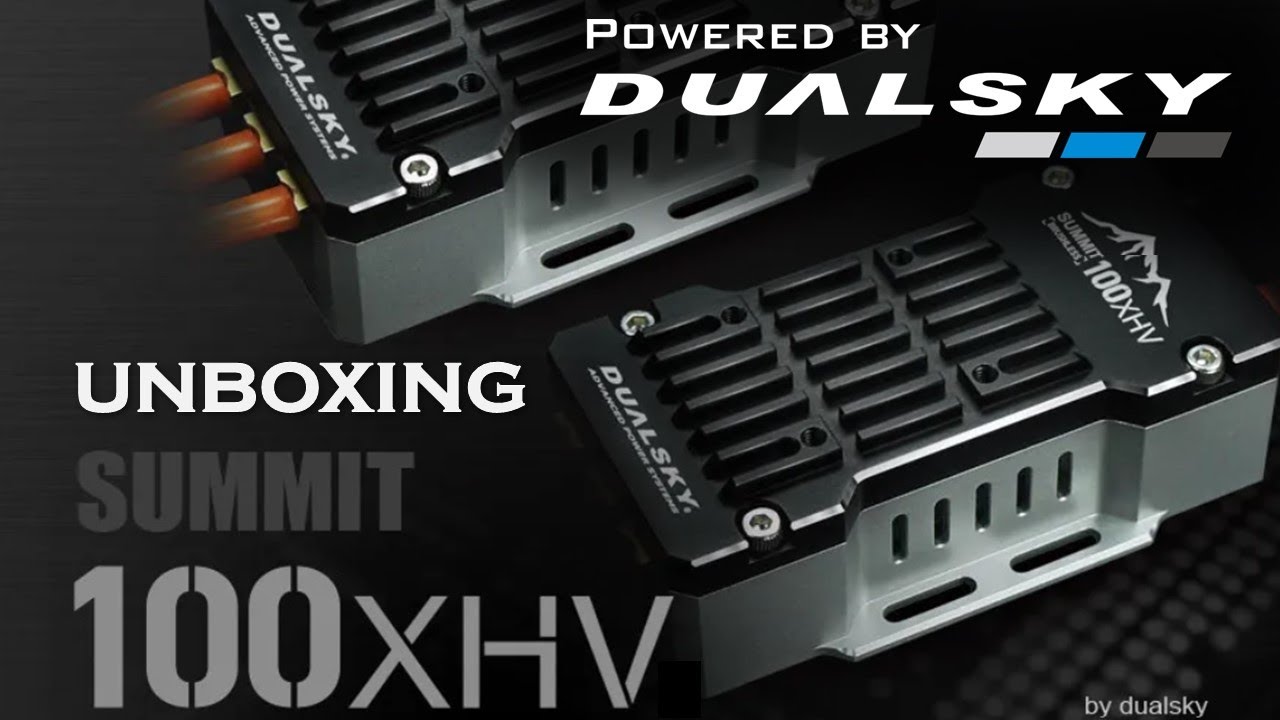 Dualsky Summit 100XHV ESC for F3A || Unboxing 📦