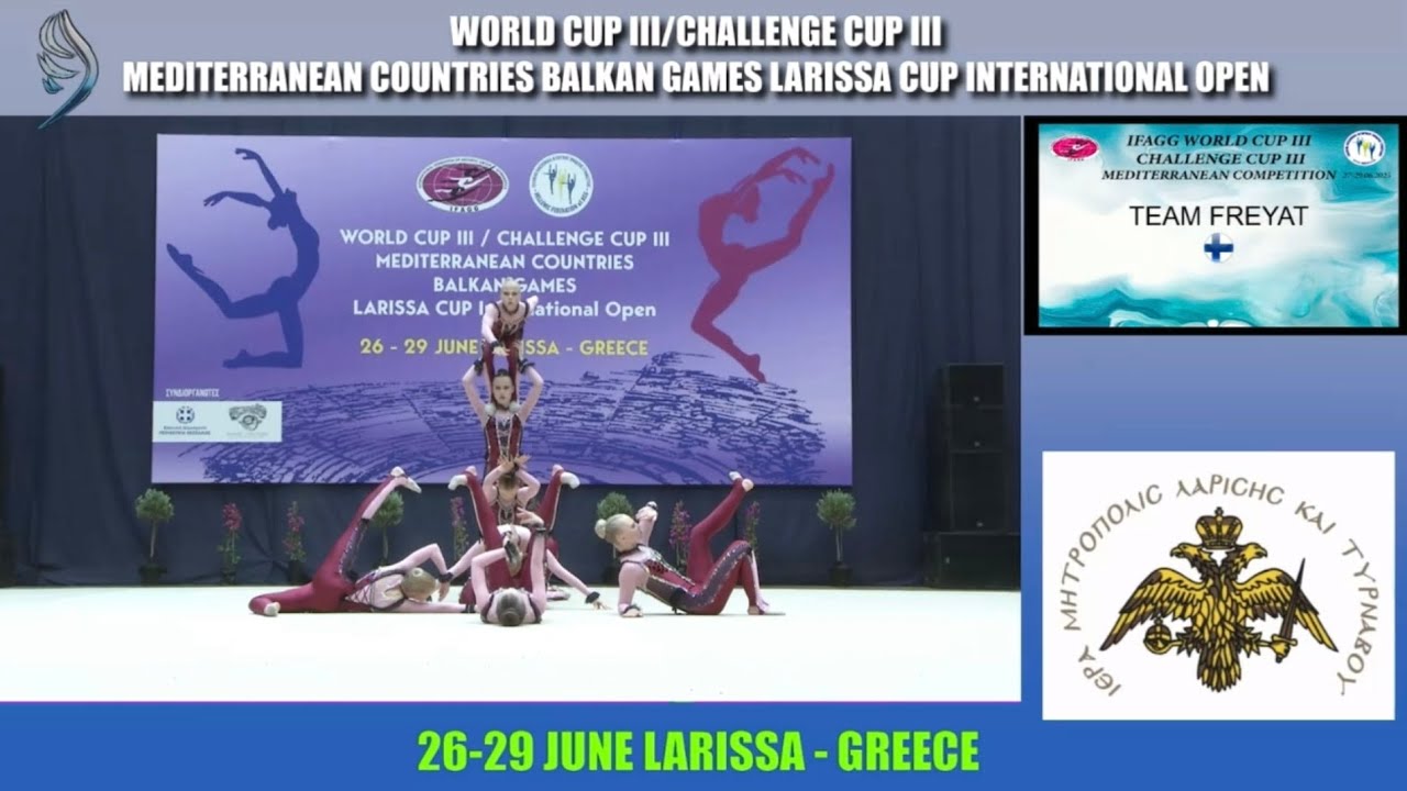 TEAM FREYAT Finland III этап Кубка мира по эстетической гимнастике IFAGG