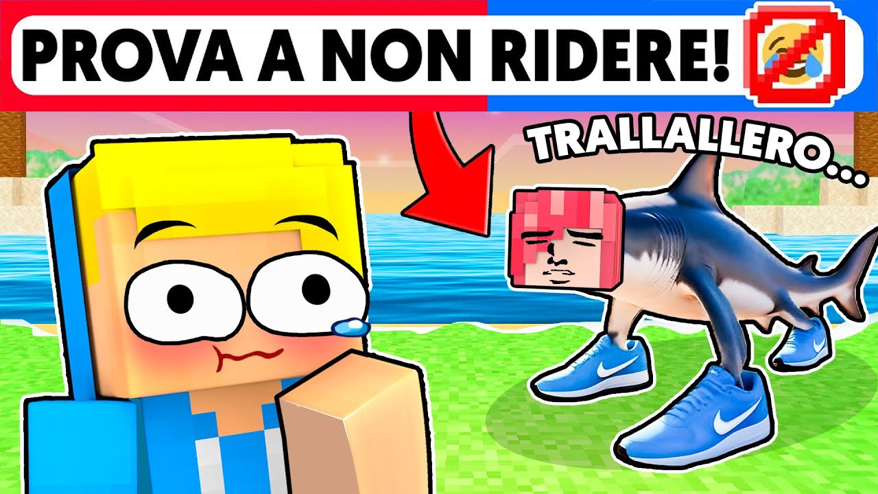 TRALLALLERO TRALLALLÀ PROVA A NON RIDERE Su Minecraft!