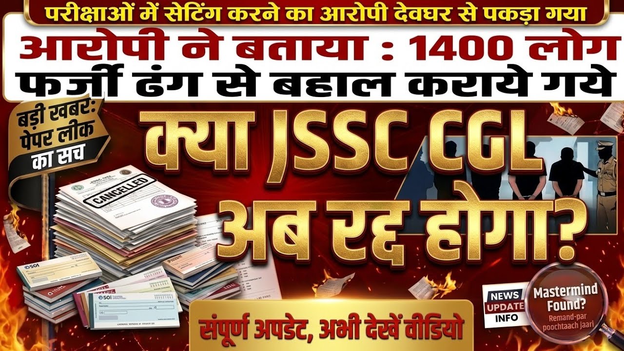 JPSC CGL Paper Leak : JSSC CGL गड़बड़ी मामले में CID का बड़ा खुलासा ! | Breaking News | Ranchi News